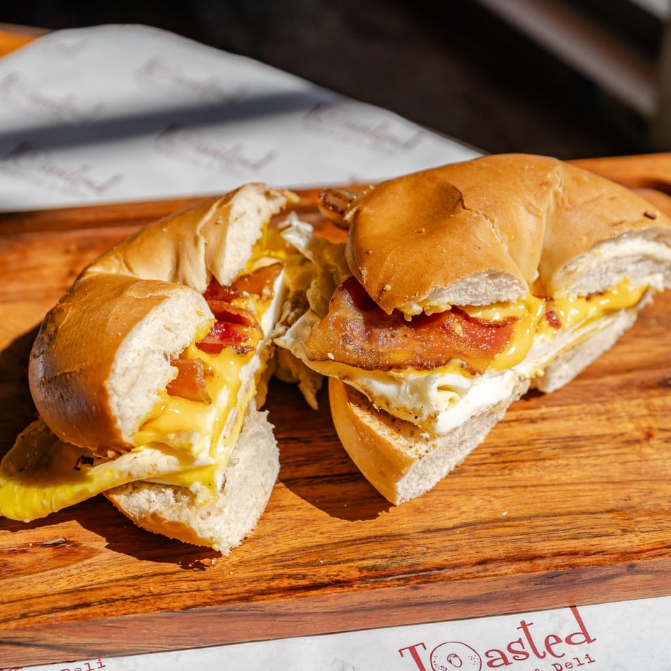 Tiger Tail breakfast bagel