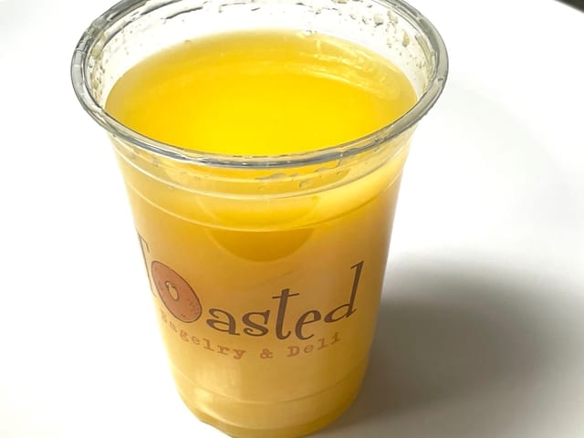 Fresh Squeezed OJ.