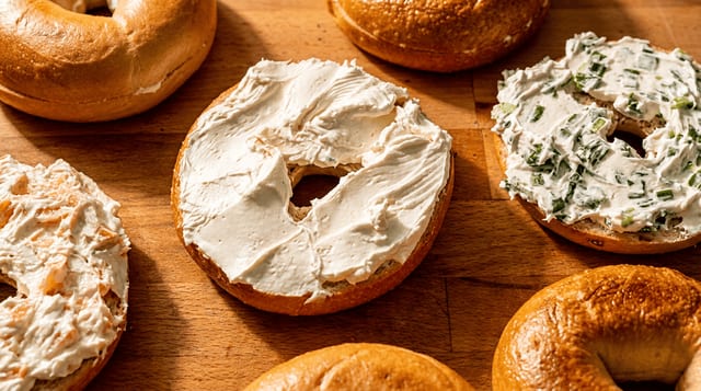 Bagel with Plain Cream Cheese.